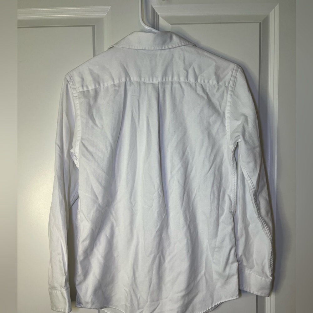 Cat & Jack White Casual Button Down Shirt - Picture 5 of 5